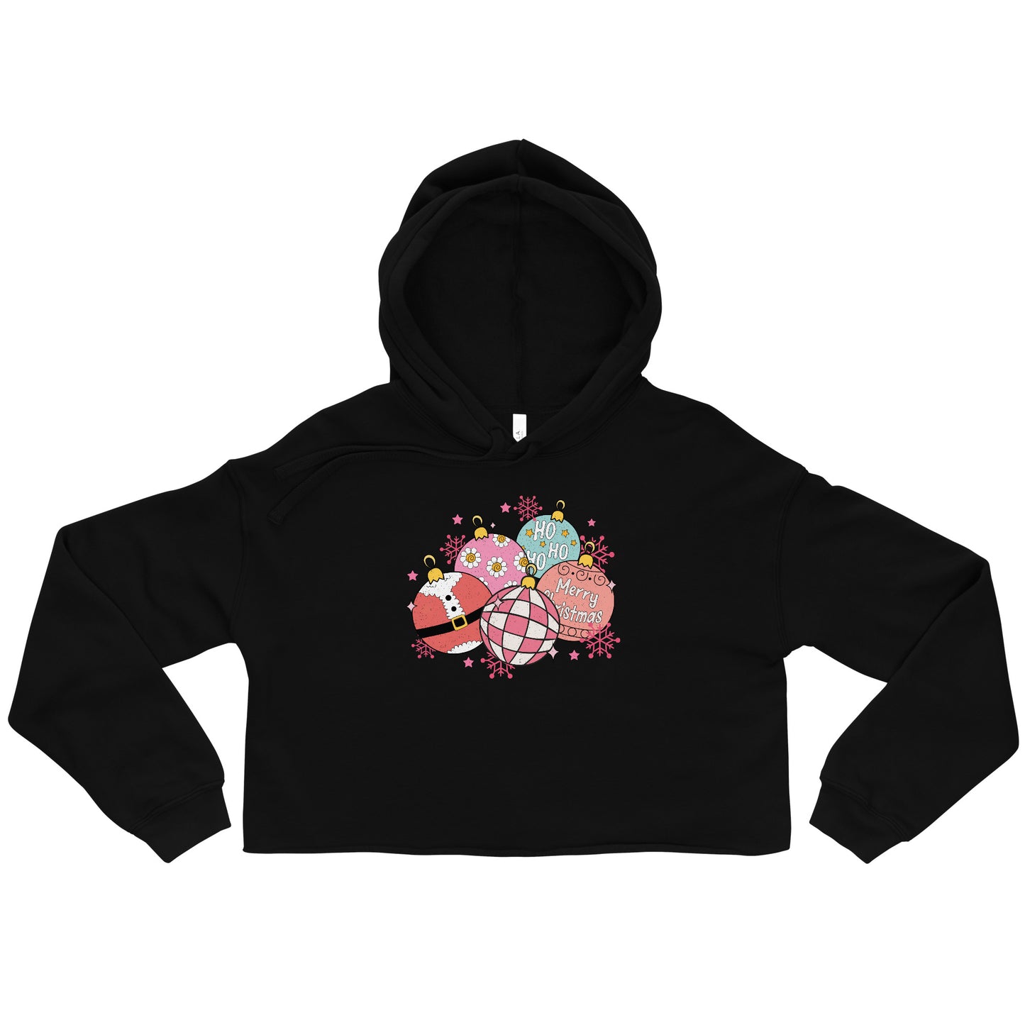 Holiday Crop Hoodie